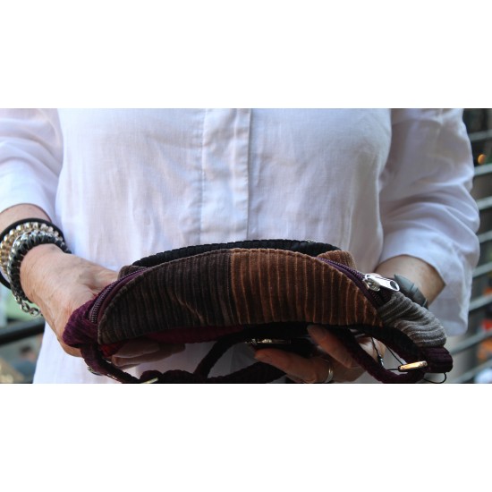 Bum Bag fanny pack corduroy patchwork